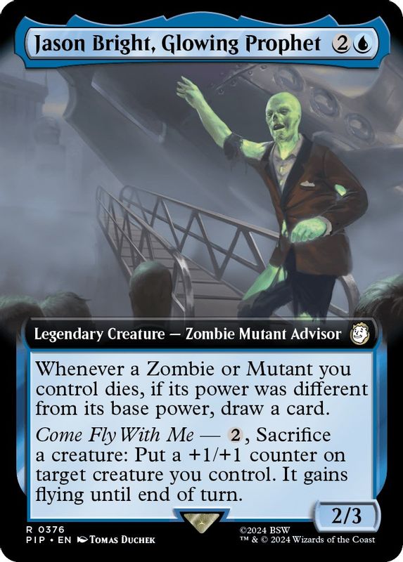 Jason Bright, Glowing Prophet (Extended Art) - 376 - Rare