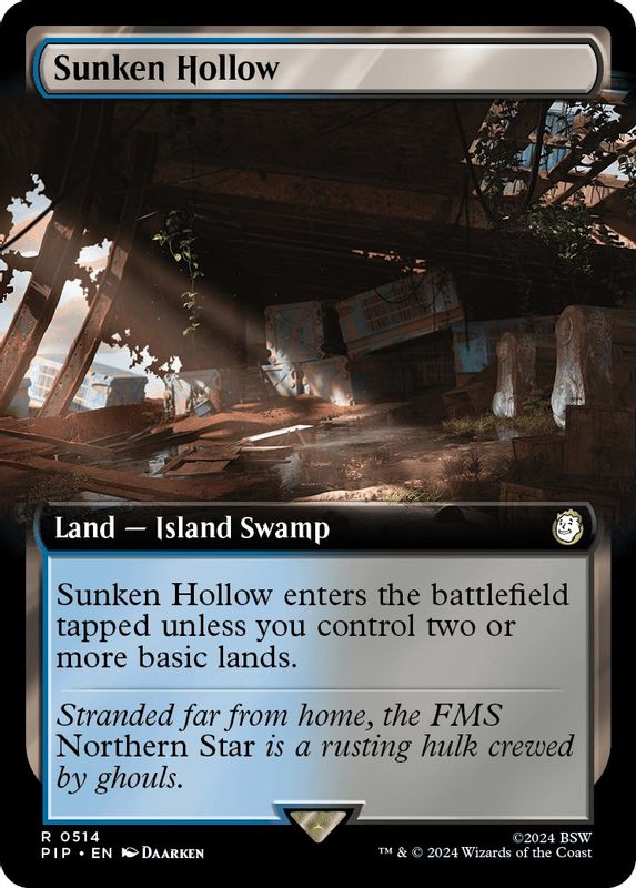 Sunken Hollow (Extended Art) - 514 - Rare