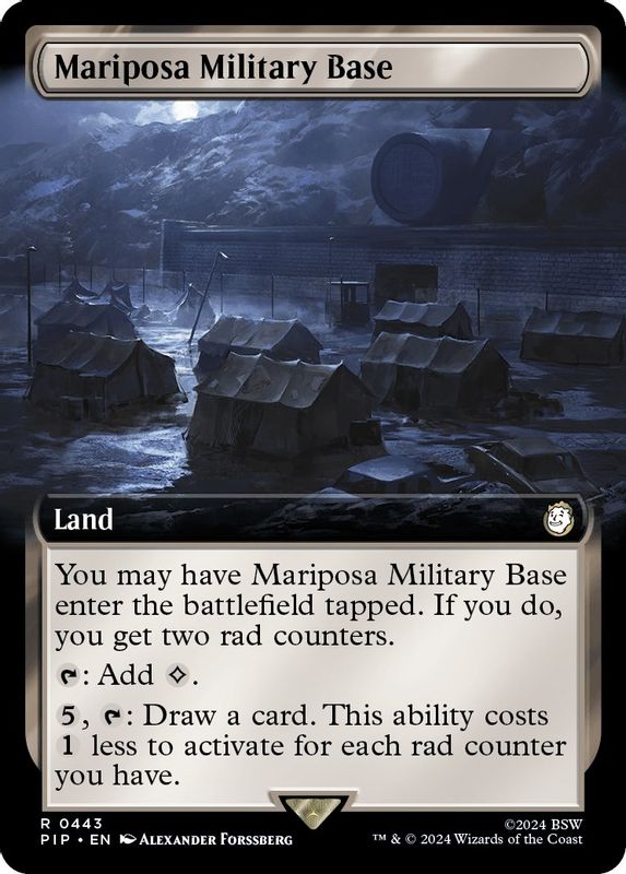 Mariposa Military Base (Extended Art) - 443 - Rare