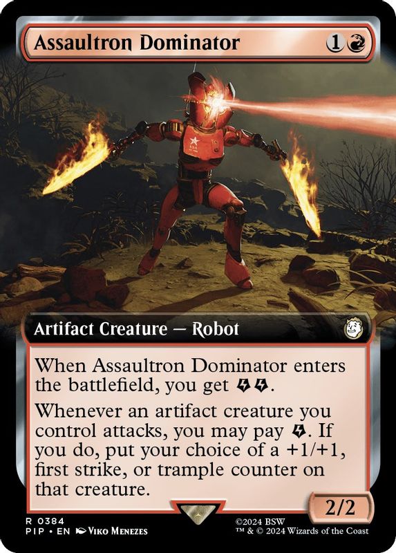 Assaultron Dominator (Extended Art) - 384 - Rare