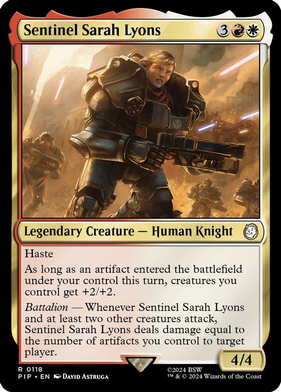 Sentinel Sarah Lyons - 118 - Rare