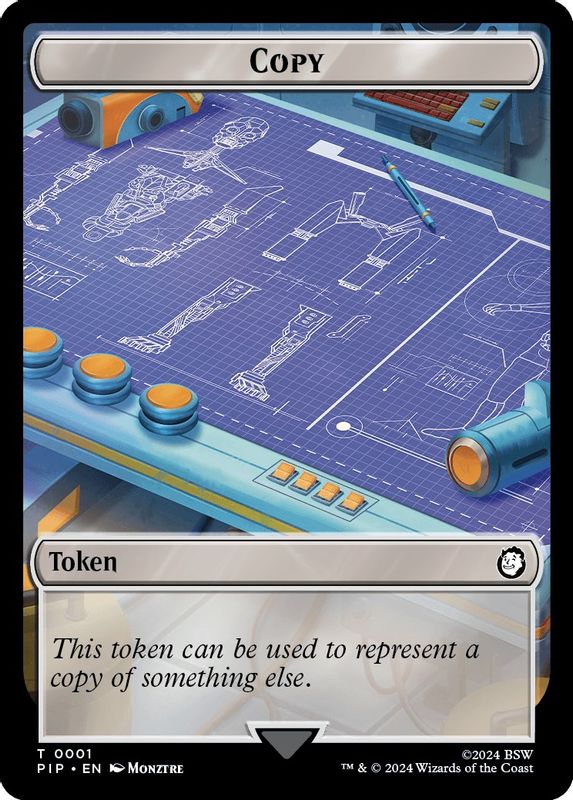 Copy // Clue Double-Sided Token - 1 // 11 - Token