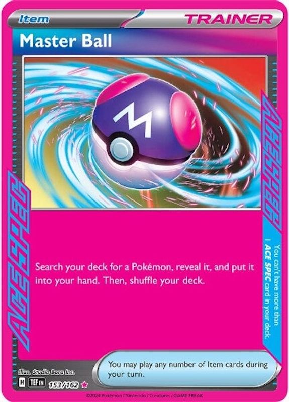 Master Ball - 153/162 - ACE SPEC Rare