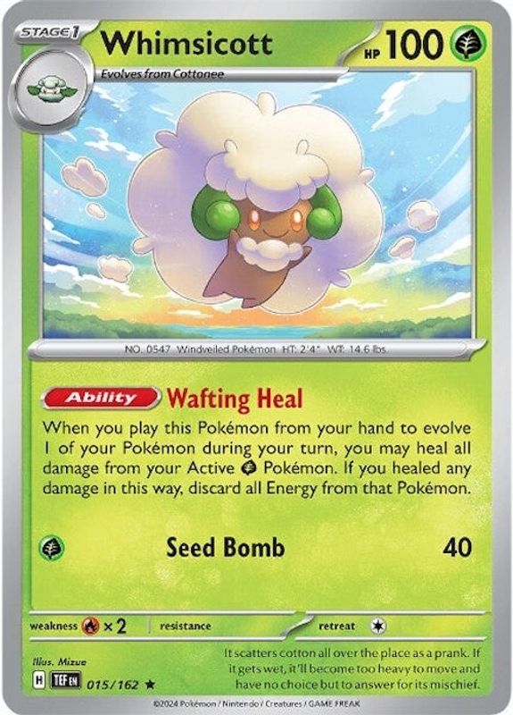 Whimsicott - 015/162 - Rare