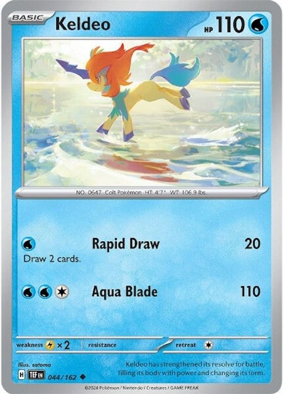 Keldeo - 044/162 - Uncommon