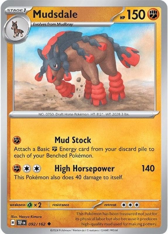 Mudsdale - 092/162 - 092/162 - Uncommon