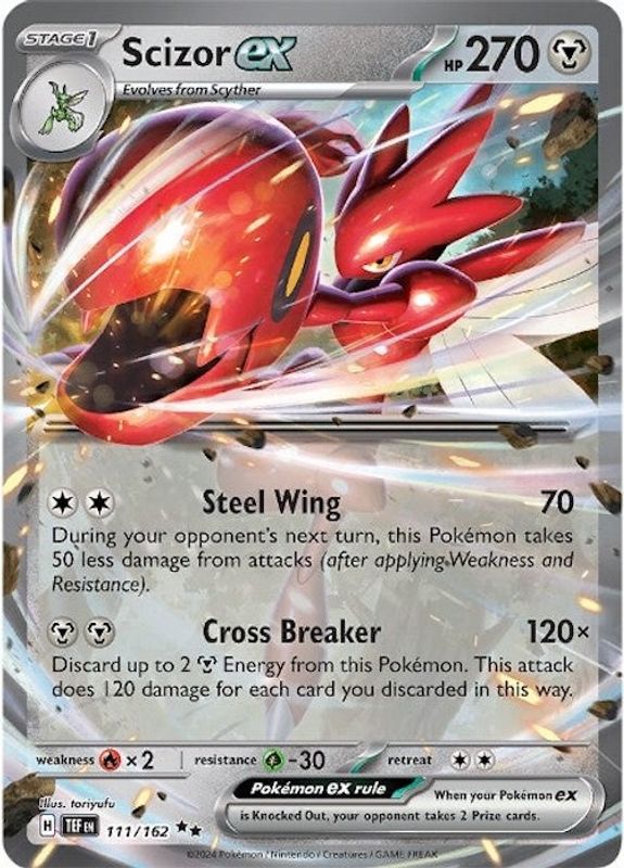 Scizor ex - 111/162 - 111/162 - Double Rare