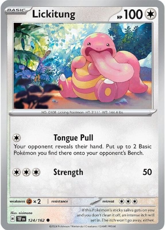 Lickitung - 124/162 - 124/162 - Common