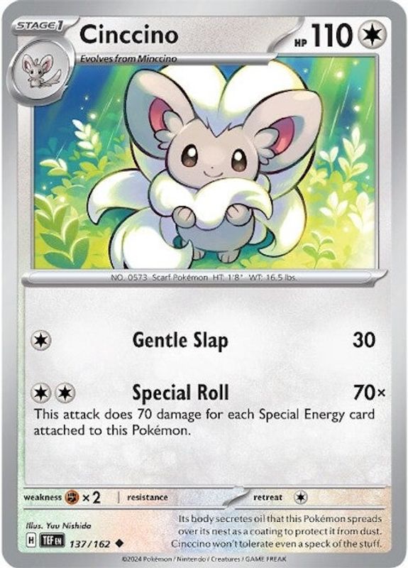 Cinccino - 137/162 - 137/162 - Uncommon