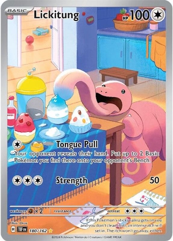 Lickitung - 180/162 - 180/162 - Illustration Rare