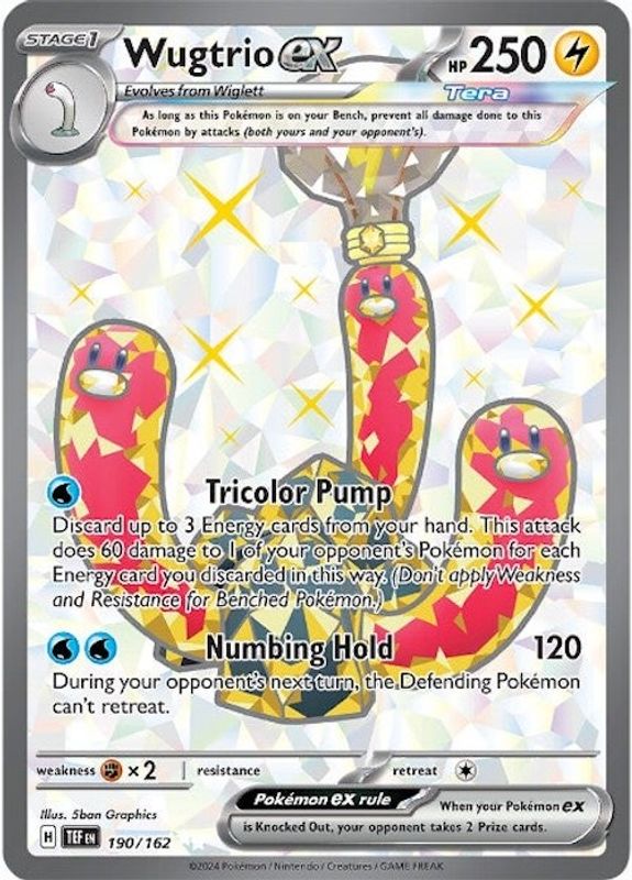 Wugtrio ex - 190/162 - 190/162 - Ultra Rare