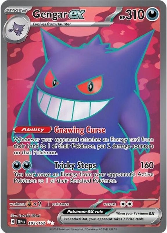 Gengar ex - 193/162 - 193/162 - Ultra Rare