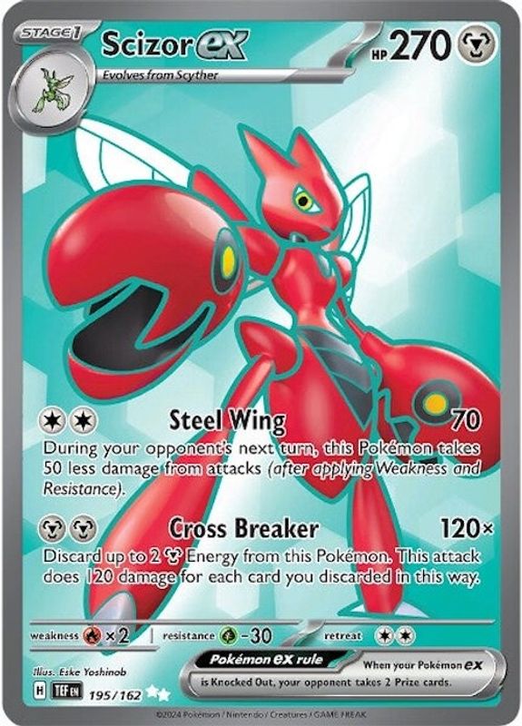 Scizor ex - 195/162 - 195/162 - Ultra Rare