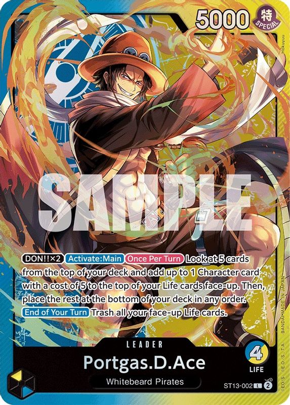 Portgas.D.Ace (002) - ST13-002 - Leader