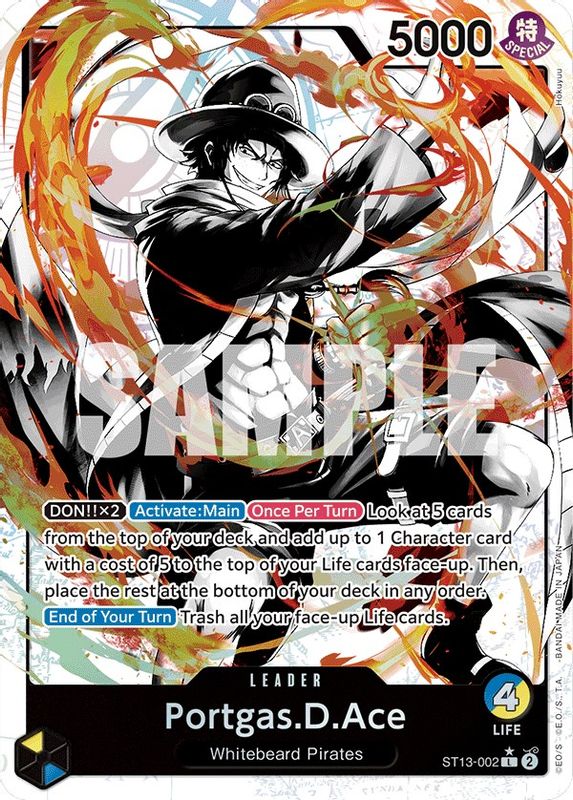 Portgas.D.Ace (002) (Parallel) - ST13-002 - Leader