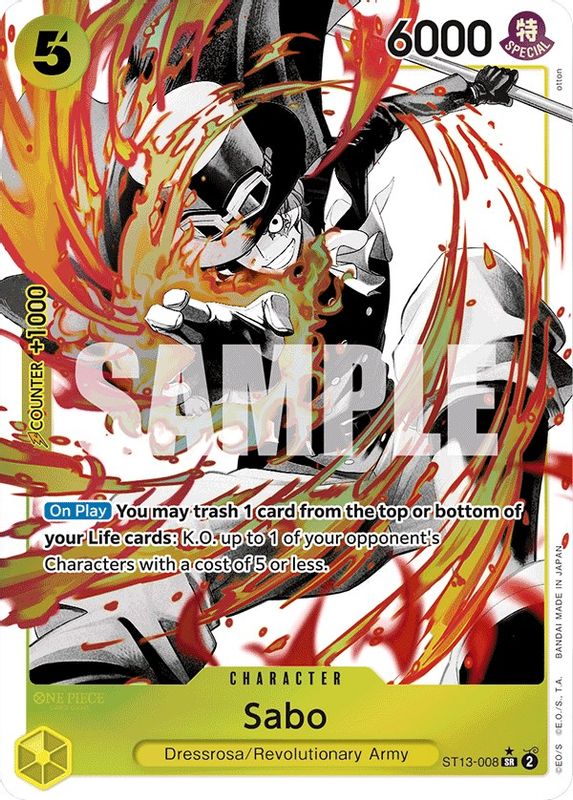 Sabo (008) (Parallel) - ST13-008 - Super Rare