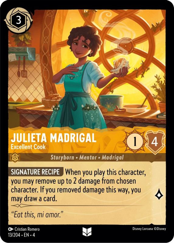 Julieta Madrigal - Excellent Cook - 13/204 - Uncommon