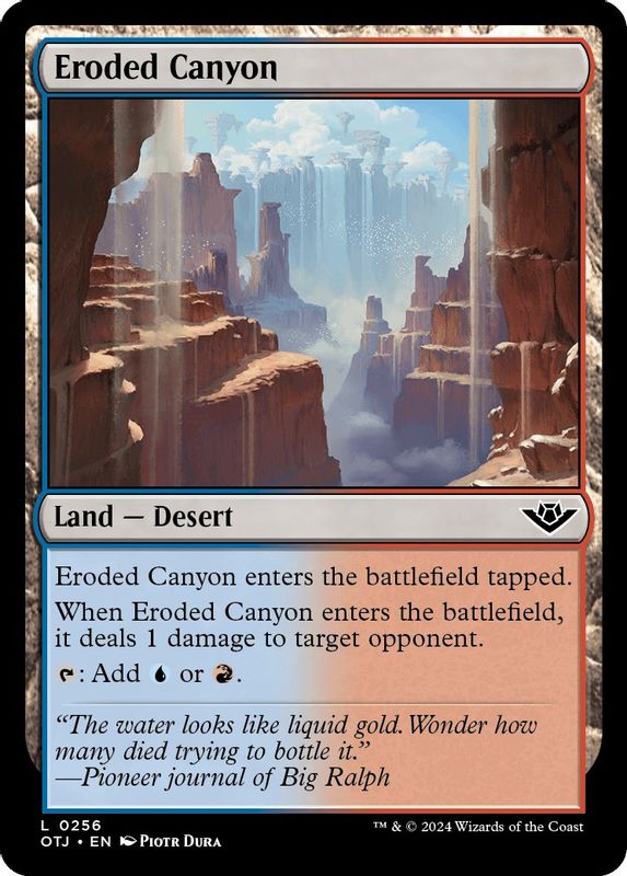 Eroded Canyon - 256 - Land