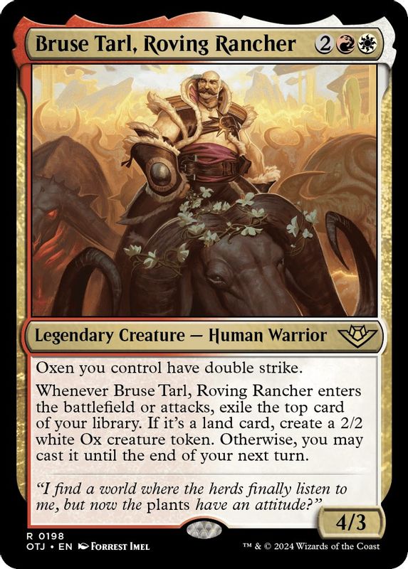 Bruse Tarl, Roving Rancher - 198 - Rare