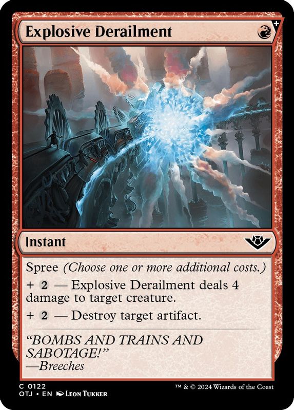 Explosive Derailment - 122 - Common