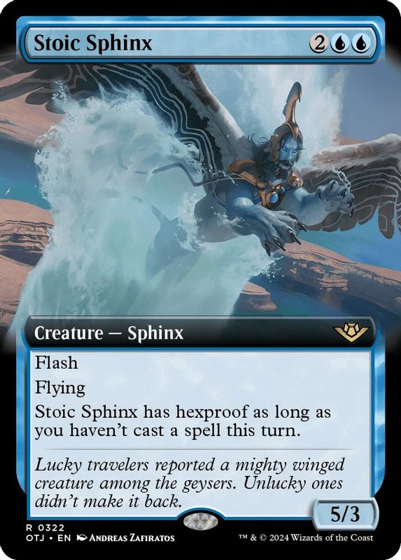 Stoic Sphinx (Extended Art) - 322 - Rare