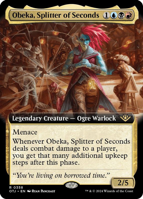 Obeka, Splitter of Seconds (Extended Art) - 358 - Rare