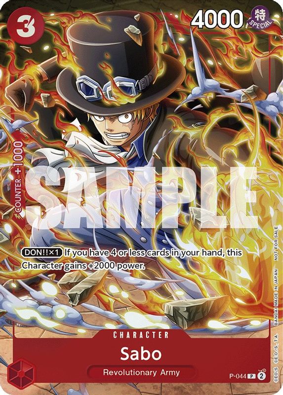 Sabo (Event Pack Vol. 4) - P-044 - Promo