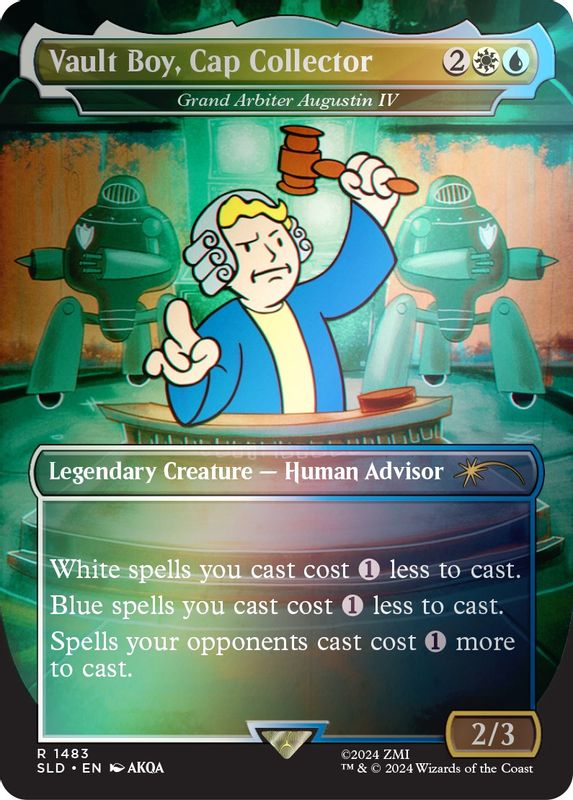 Vault Boy, Cap Collector - Grand Arbiter Augustin IV (Rainbow Foil) - 1483 - Rare