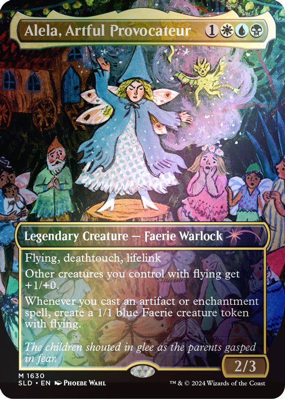 Alela, Artful Provocateur (1630) (Rainbow Foil) - 1630 - Mythic