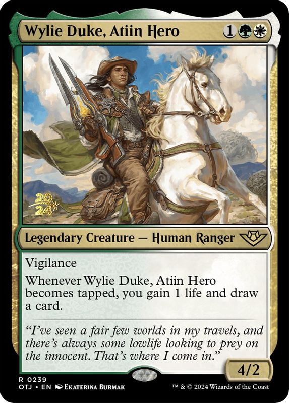 Wylie Duke, Atiin Hero - 239 - Rare