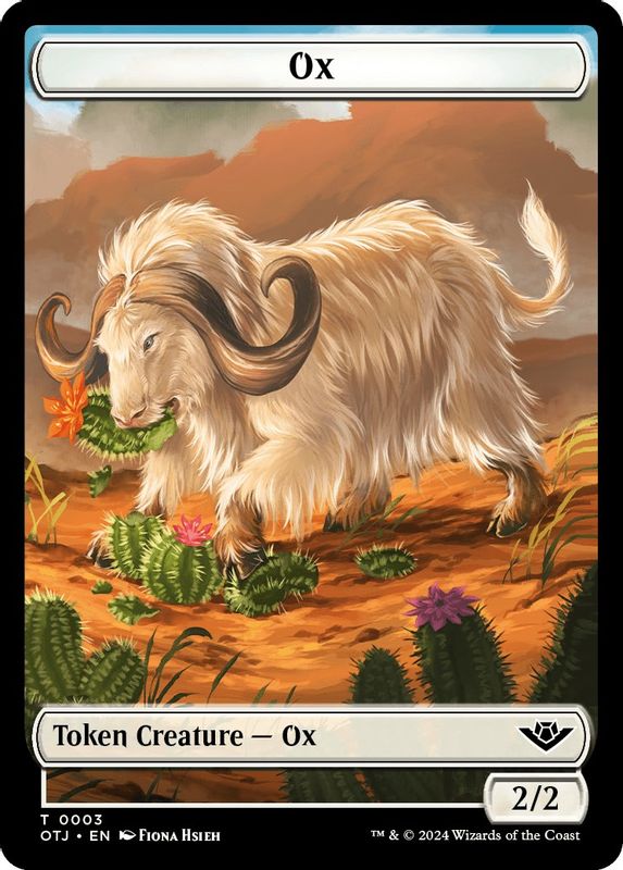 Ox // Plot Double-Sided Token - 3 // 20 - Token