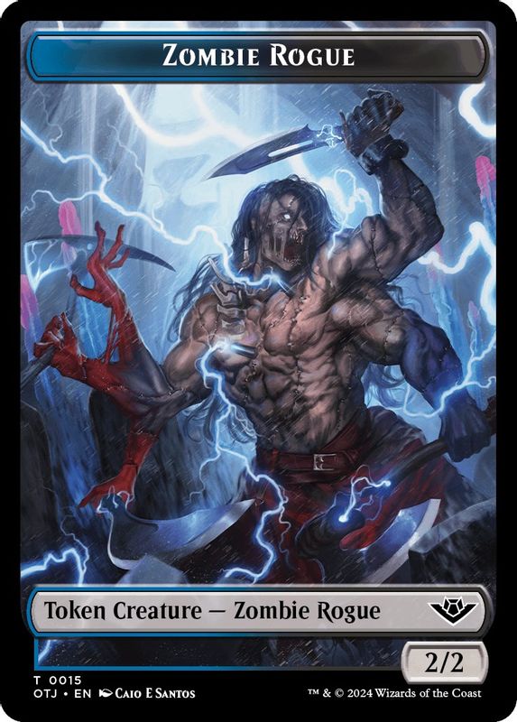 Zombie Rogue // Plot Double-Sided Token - 15 // 20 - Token