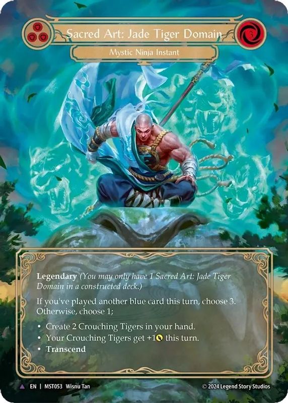 Sacred Art: Jade Tiger Domain (Marvel) - MST053 - Marvel