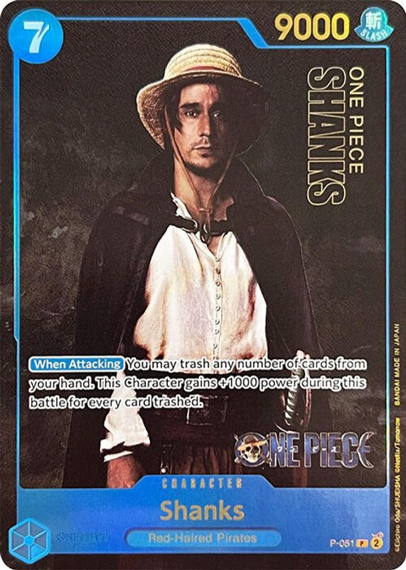 Shanks (Premium Card Collection -Live Action Edition-) - P-051 - Promo