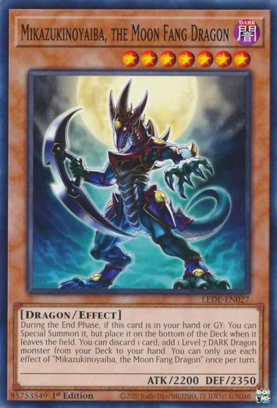 Mikazukinoyaiba, the Moon Fang Dragon - LEDE-EN027 - Common / Short Print