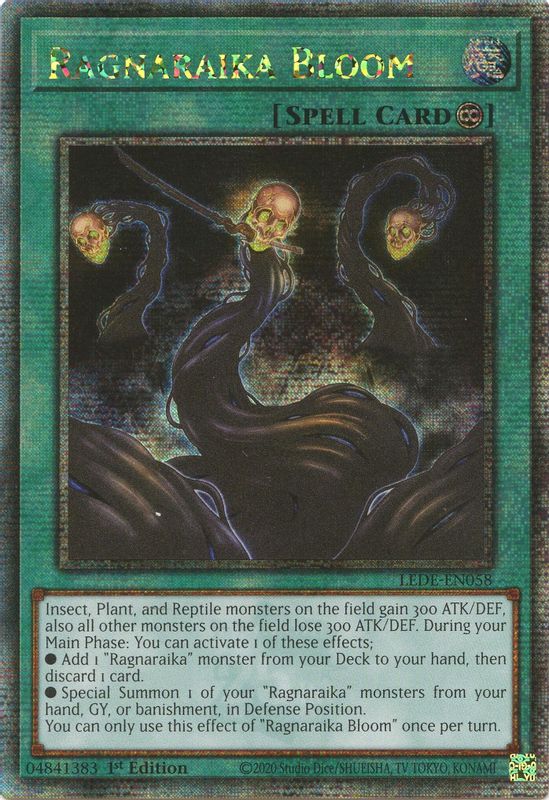 Ragnaraika Bloom (Quarter Century Secret Rare) - LEDE-EN058 - Quarter Century Secret Rare