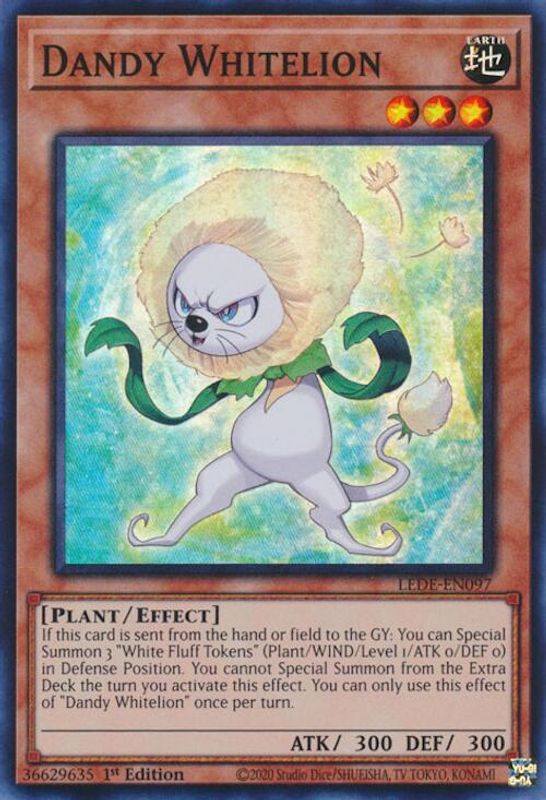 Dandy Whitelion - LEDE-EN097 - Super Rare