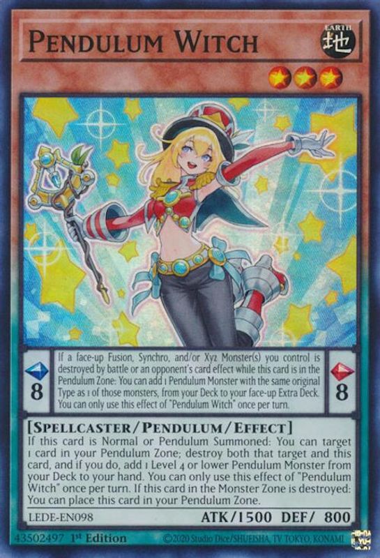 Pendulum Witch - LEDE-EN098 - Super Rare