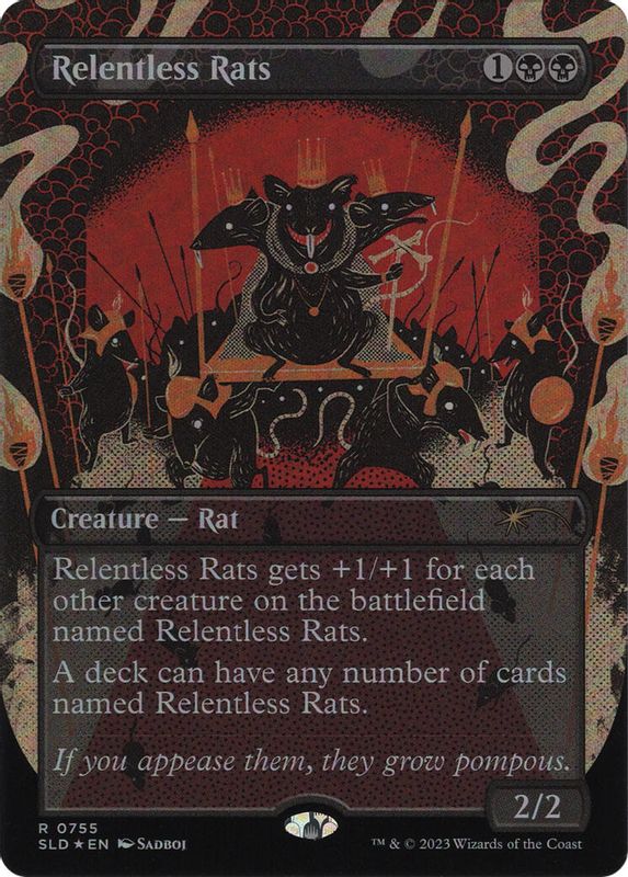 Relentless Rats (755) - 755 - Rare