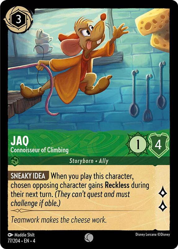 Jaq - Connoisseur of Climbing - 77/204 - Common