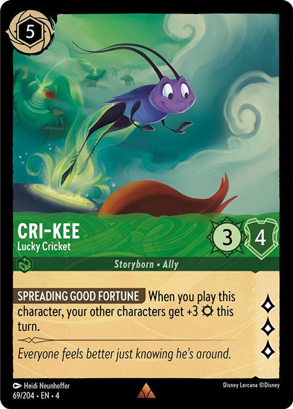 Cri-Kee - Lucky Cricket - 69/204 - Rare