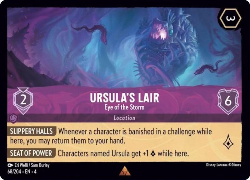 Ursula's Lair - Eye of the Storm - 68/204 - Rare