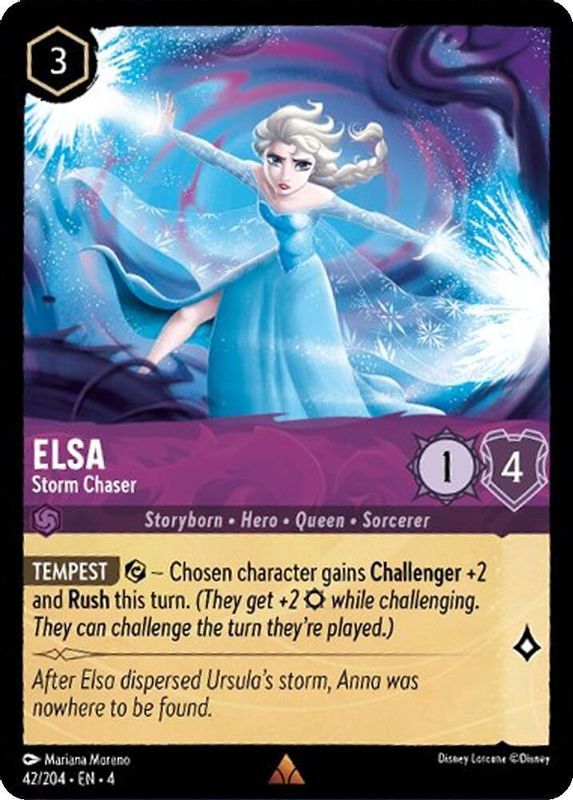 Elsa - Storm Chaser - 42/204 - Rare