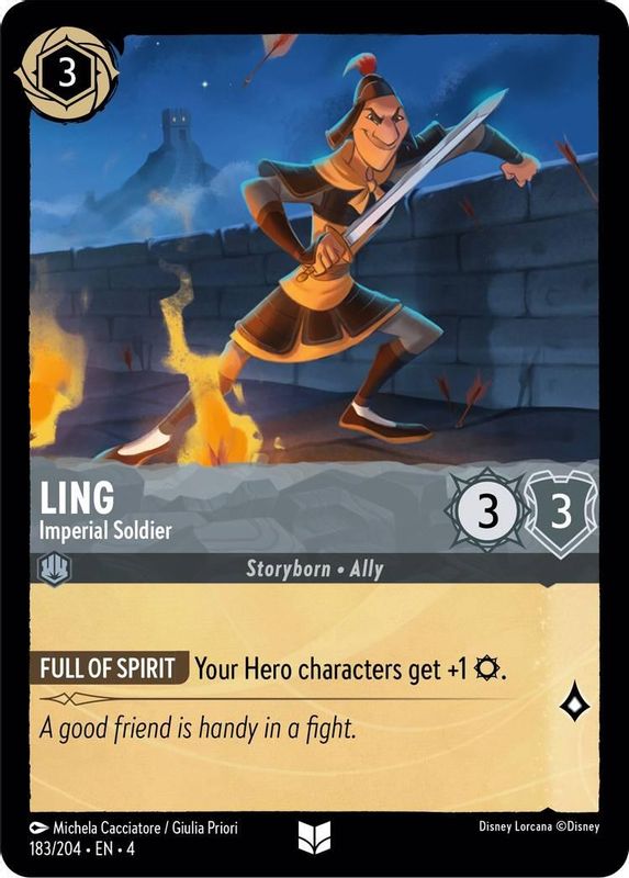 Ling - Imperial Soldier - 183/204 - Uncommon