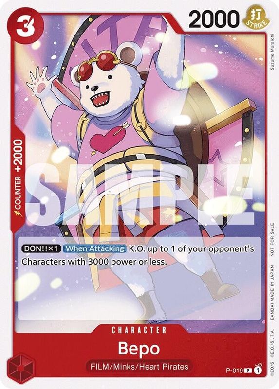 Bepo (Tournament Pack Vol. 7) - P-019 - Promo