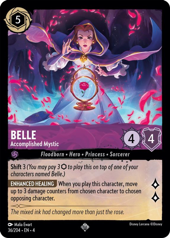 Belle - Accomplished Mystic - 36/204 - Super Rare