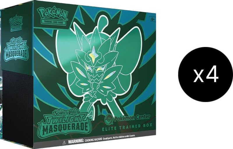 Twilight Masquerade Pokemon Center Elite Trainer Box (Exclusive) Case