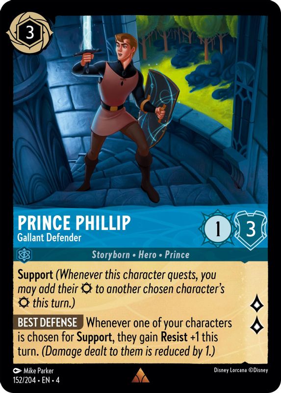 Prince Phillip - Gallant Defender - 152/204 - Rare