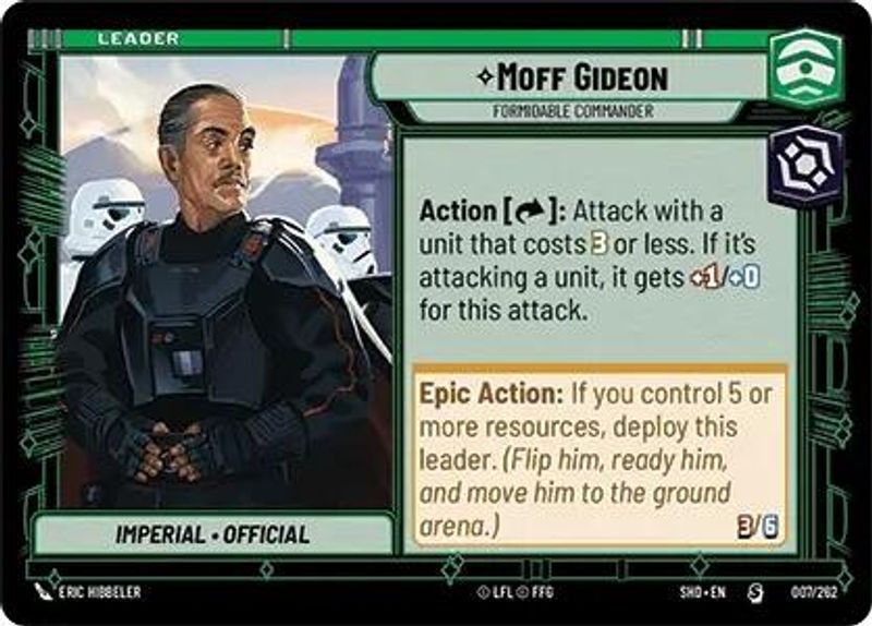 Moff Gideon - Formidable Commander - 007/262 - Special