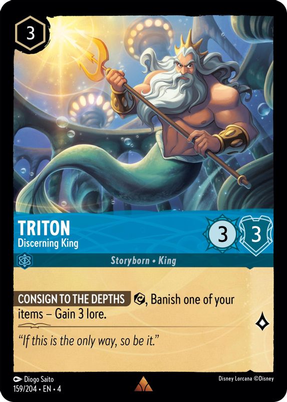 Triton - Discerning King - 159/204 - Rare